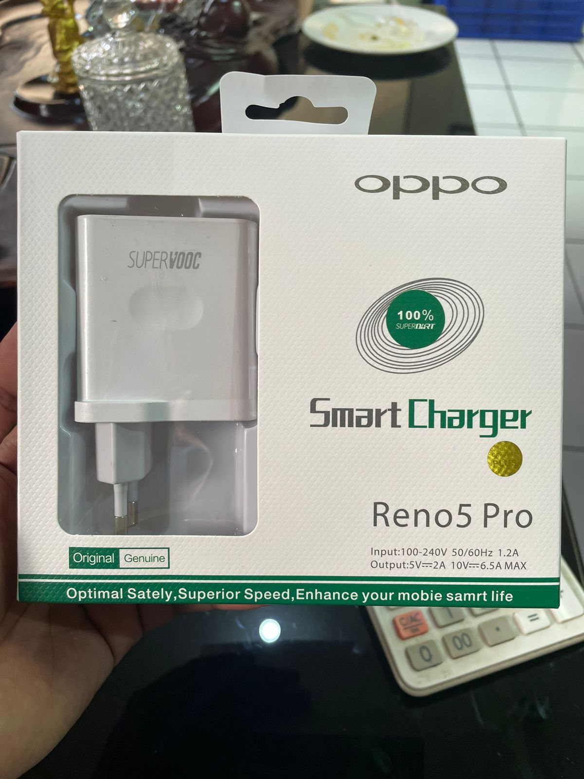 TRAVEL CHARGER OPPO RENO 5/7 SUPER VOOC LA22 MICRO USB